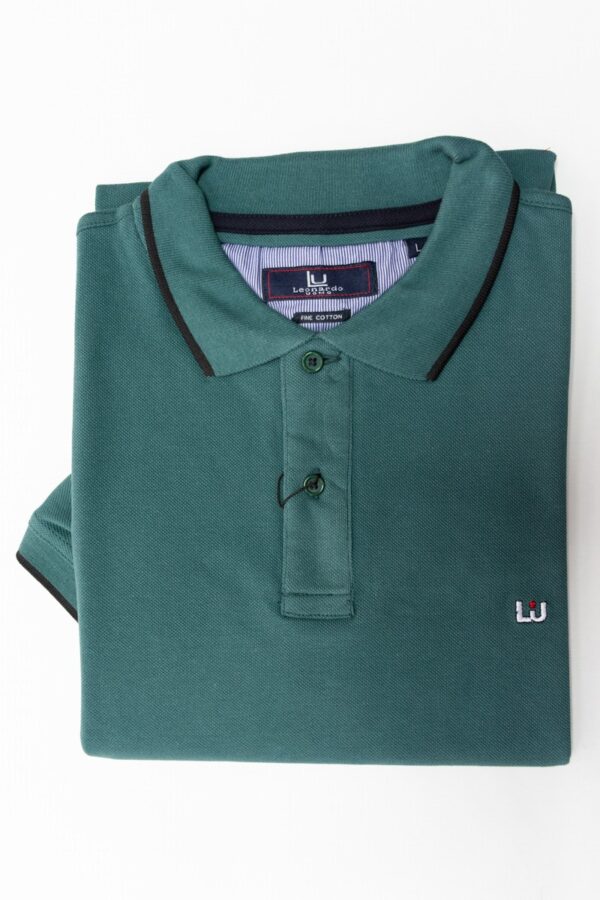 Polo with collar & buttons without a bag - Coral, 3XL