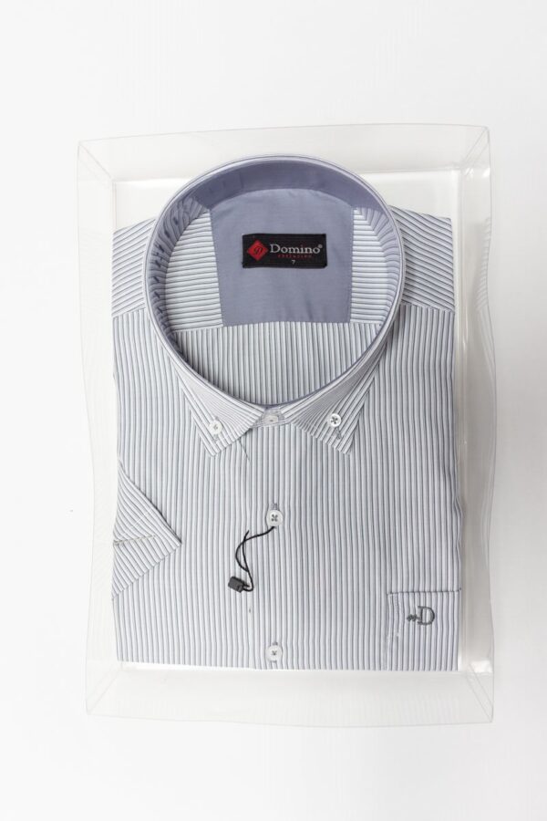 Shirt inner button and back pocket (Large sizes) - 6, Light Grey